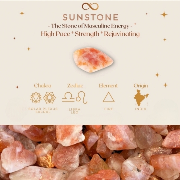 Sunstone Wire Wrap Cuff ✦ 14Kt Gold Over Copper ✦ Moonstone Accents Tailsman - Picture 6 of 12